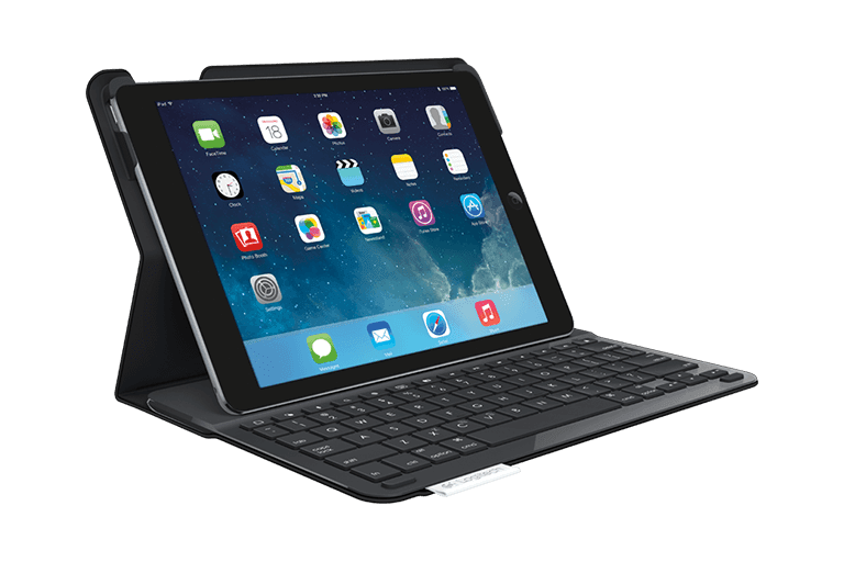 Logitech-keyboard-for-iPad-Air2-black rental