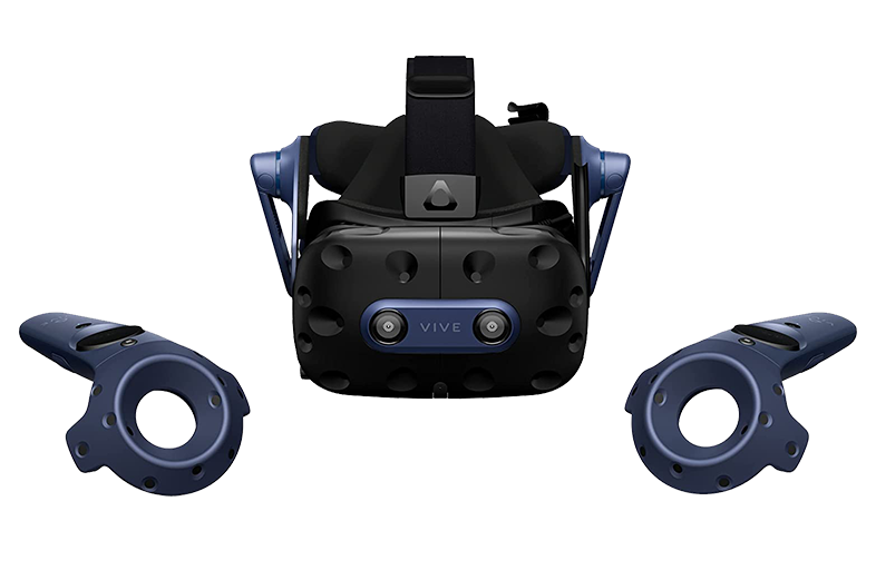 HTC Vive Pro 2 with controllers